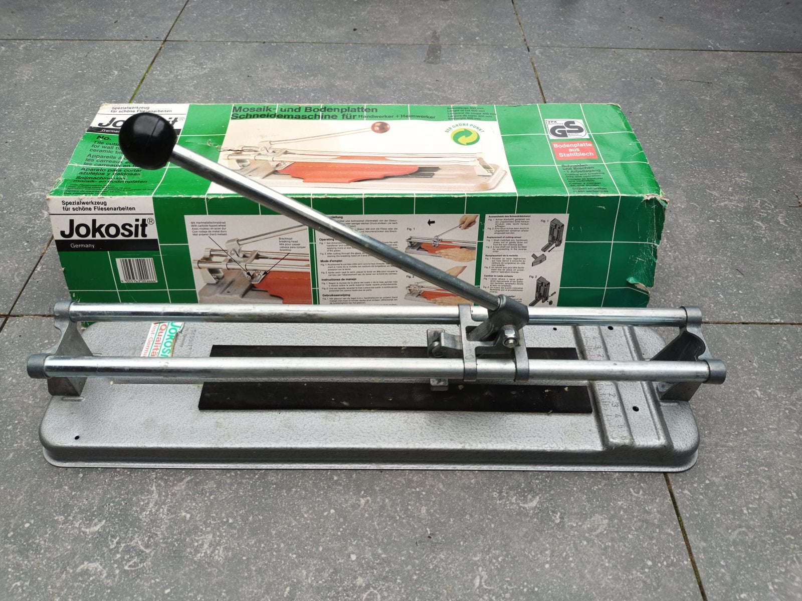 Tegelsnijder voor tegels tot 400 mm, Ophalen, Gebruikt