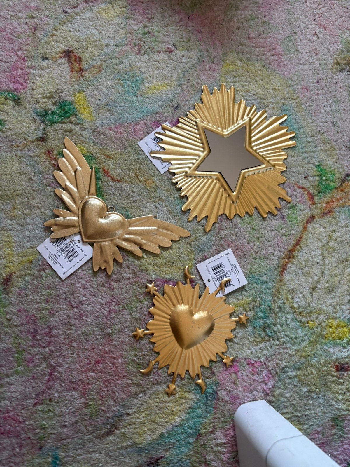 Wanddecoratie karwei goud, Metaal, Decoratieobject, Ophalen of Verzenden, Modern