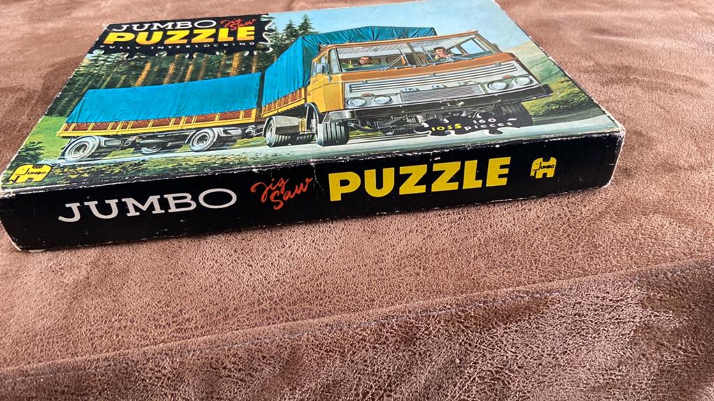 Daf 2600 jumbo puzzel zeldzaam, Verzamelen, Automerken, Motoren en Formule 1, Ophalen of Verzenden, Auto's