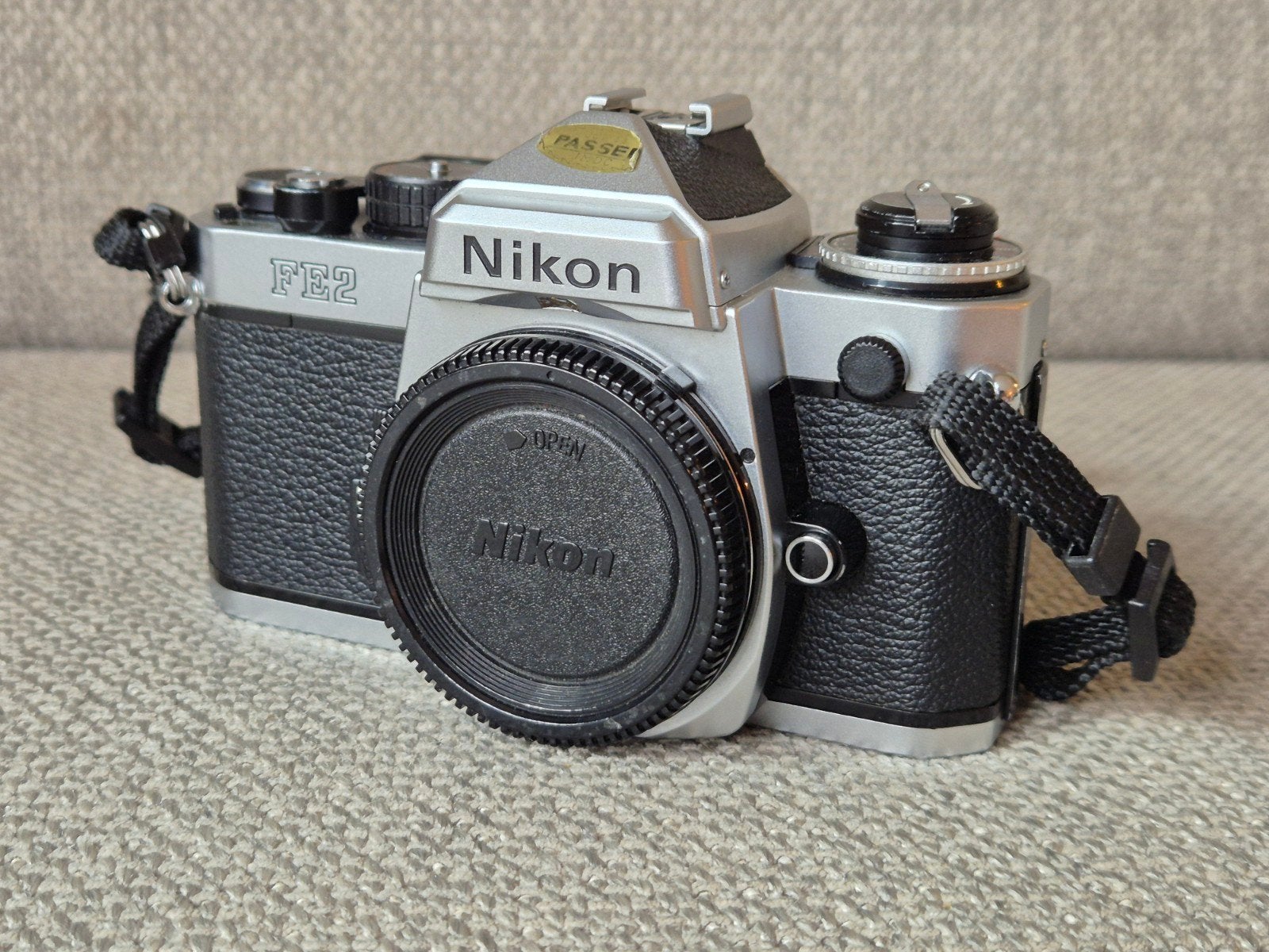 Nikon FE2 Zilver spiegelreflex in nette staat!, Ophalen of Verzenden, Gebruikt, Spiegelreflex, Nikon