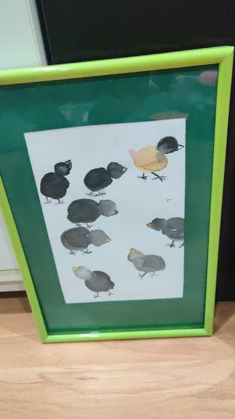 getekende schilderij, Ophalen