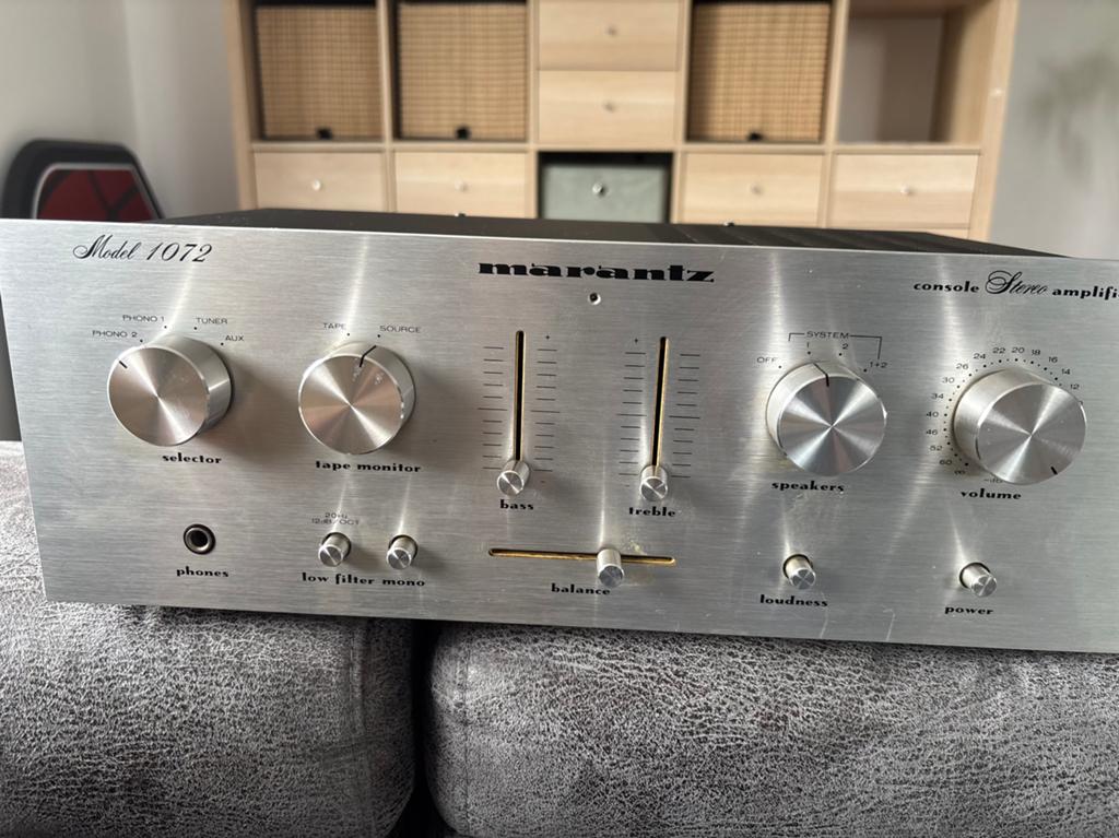 Marantz model 1072, Marantz, Gebruikt, Ophalen of Verzenden, 60 tot 120 watt