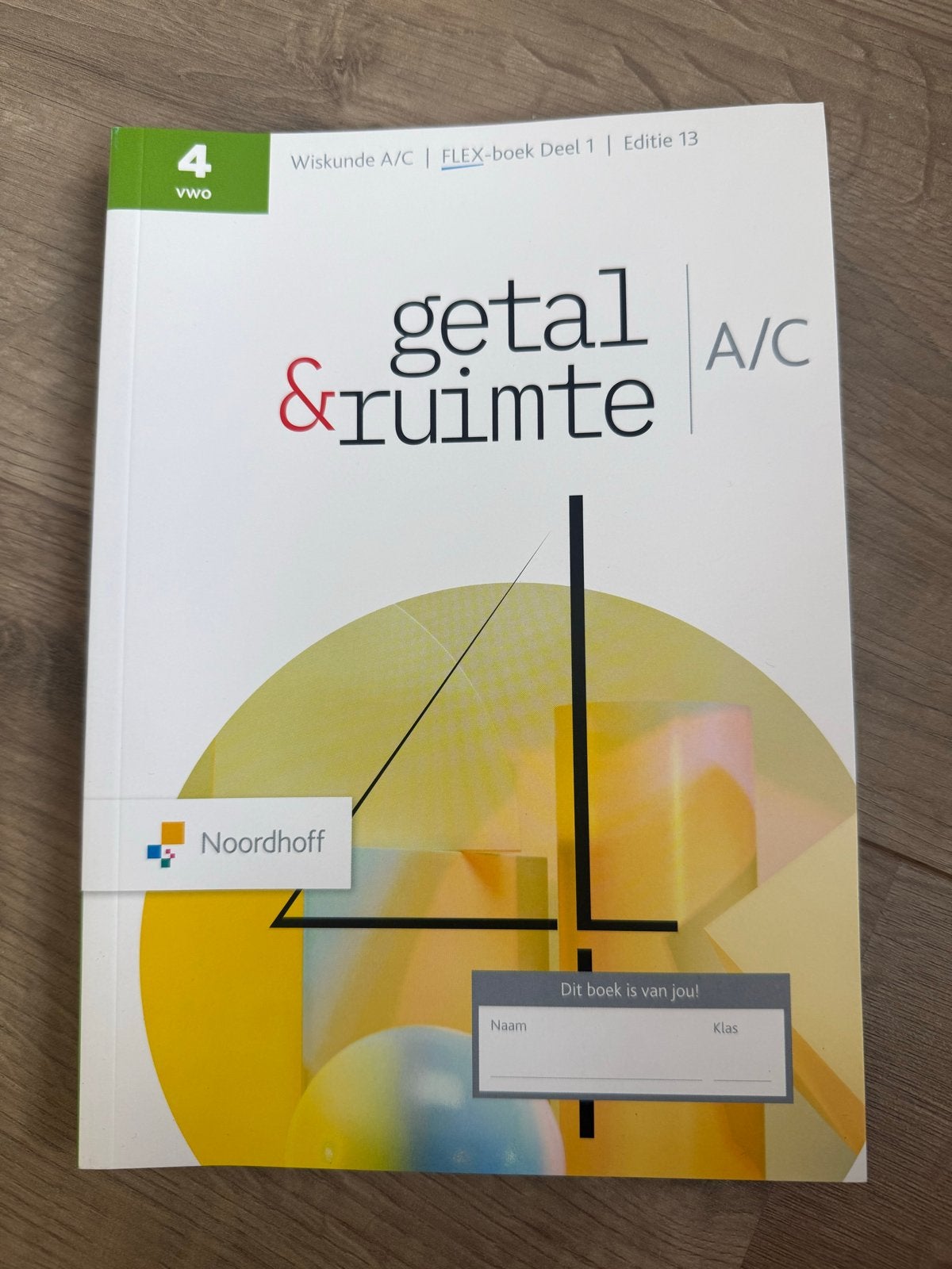 Getal & Ruimte Wiskunde A/C VWO Deel 1 Editie 13, Ophalen of Verzenden, Zo goed als nieuw, VWO, Wiskunde A