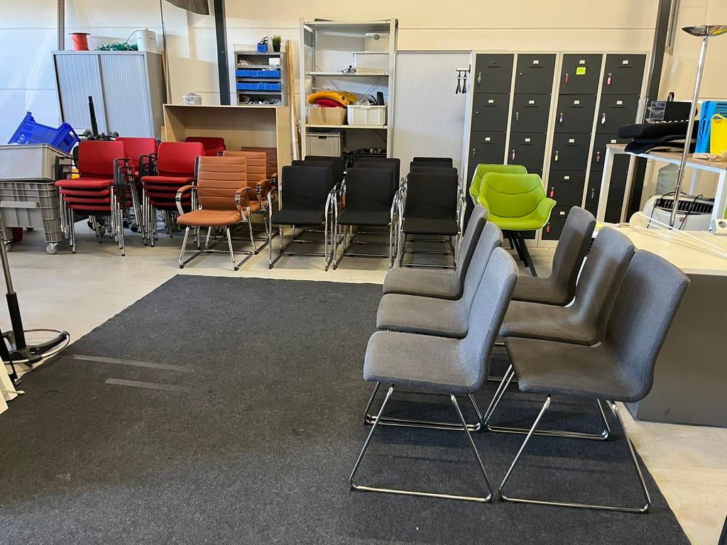 Vergaderstoelen, Ikea , Lande, Ahrend, Huismerk, De Arend., Huis en Inrichting, Stoelen, Ophalen, Gebruikt, Diverse, Overige materialen