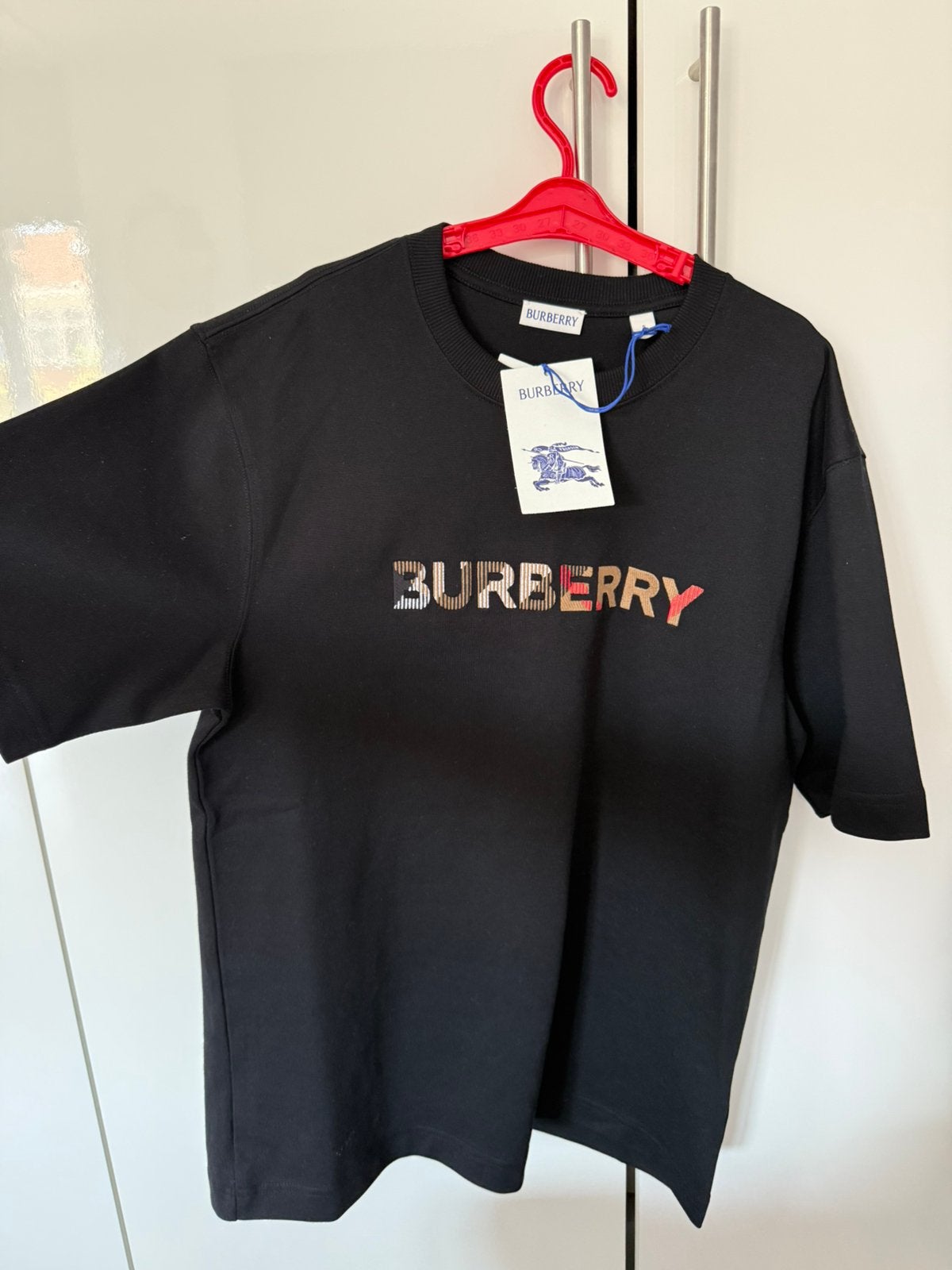 Burberry T-Shirt Ellison EMB, Kleding | Heren, T-shirts, Ophalen of Verzenden, Nieuw, Maat 46 (S) of kleiner, Zwart
