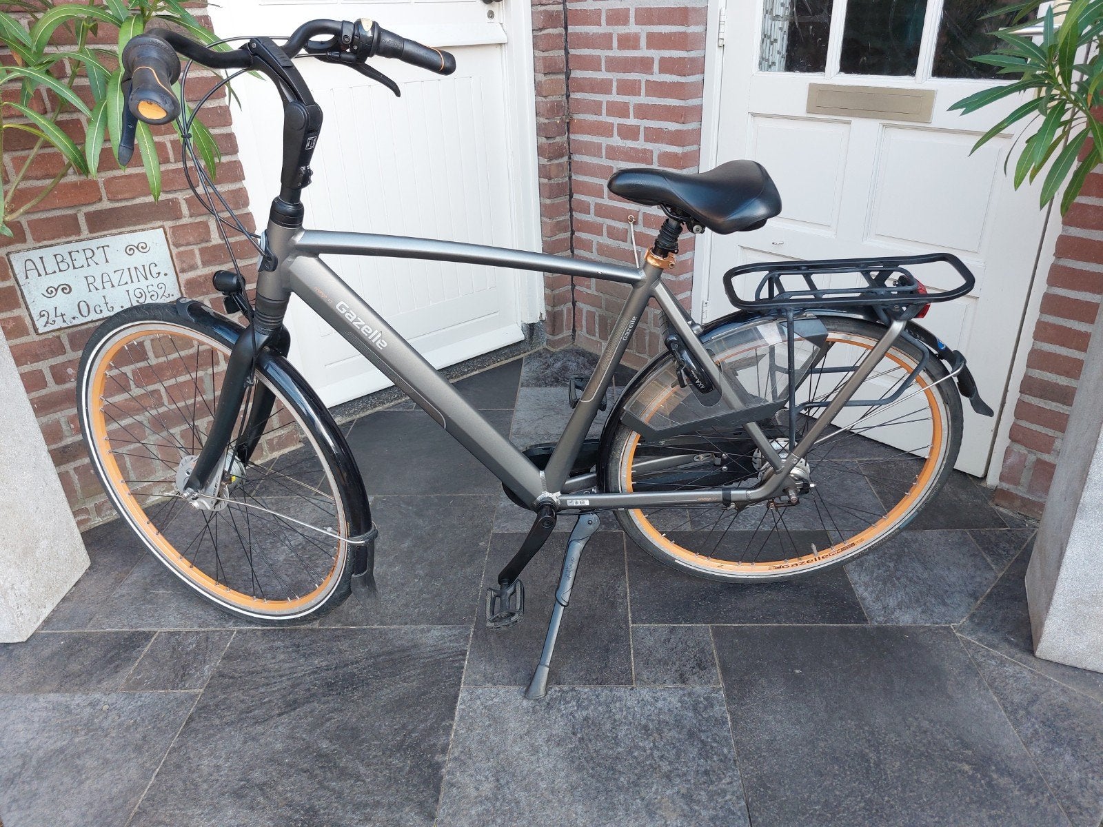 Gazelle Orange C7 heren fiets 28 inch H57cm 7 versn jongens, 55 tot 59 cm, Ophalen, Zo goed als nieuw, Gazelle