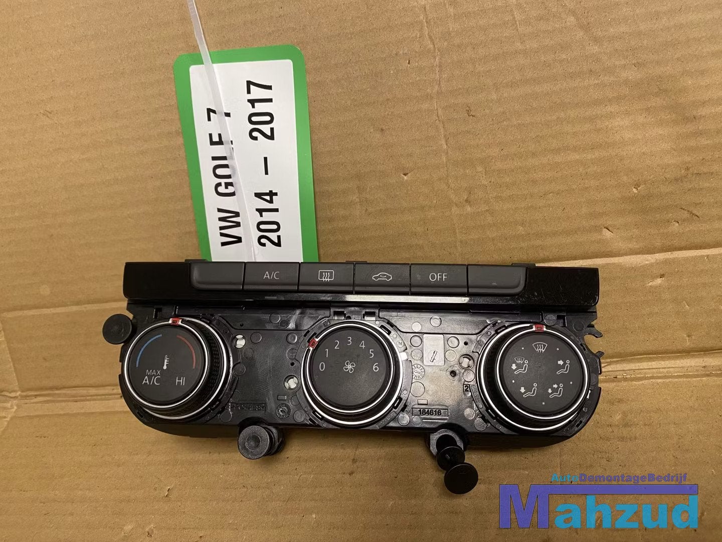 VW GOLF 7 Kachel airco bedieningspaneel 5G0907426T 2012-2021, Auto-onderdelen, Gebruikt, Volkswagen, Volkswagen AG, Berliner Ring 2
38440  Wolfsburg, DE