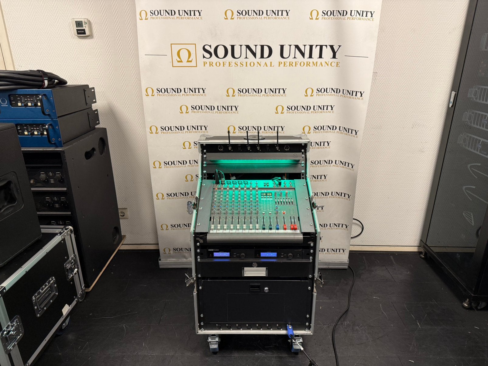SET: Dynacord Powermate-600 / SHURE SLXD4D / Taperack, Ophalen, Zo goed als nieuw, Overige merken