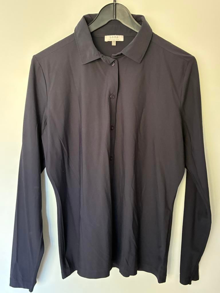 Leuke travel blouse van LOES, L, in prima staat ., Ophalen of Verzenden, Zo goed als nieuw, Maat 38/40 (M)