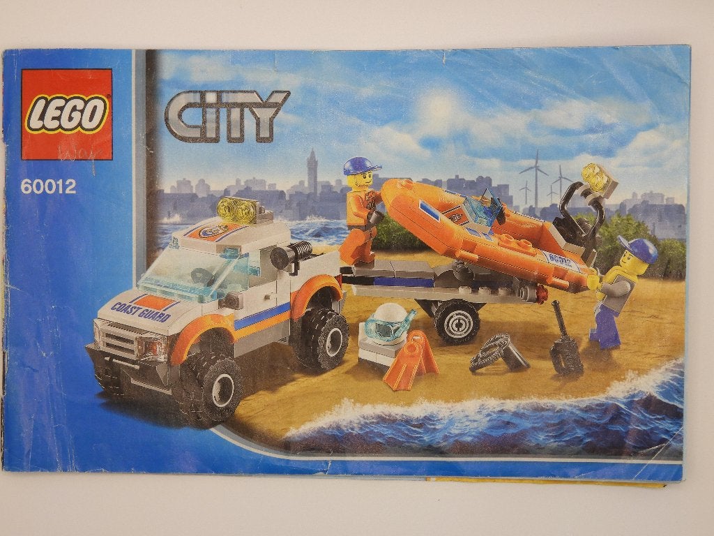Lego 60012 4x4 and Diving Boat, Compleet, Lego, Ophalen of Verzenden, Complete set