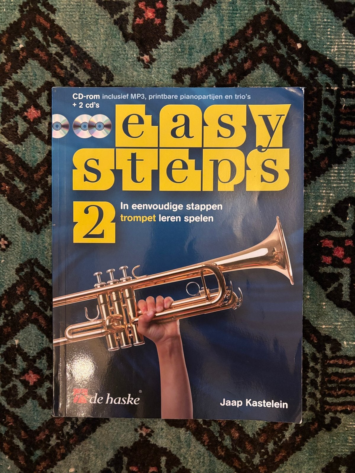 Easy Steps 2 Trompet - Jaap Kastelein (mist 1 CD), Boeken, Ophalen of Verzenden, Gelezen, Instrument