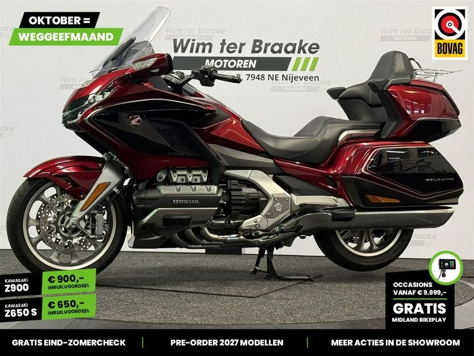 Honda GL 1800 Goldwing DCT DELUXE (bj 2018) 58,539 km, HONDA, Motorrijbewijs A, Bedrijf, Onbekend