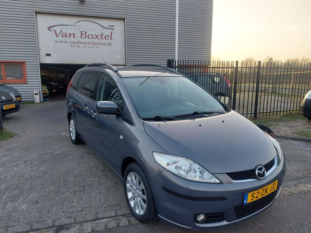 Mazda 5 1.8 Executive 6 bak 7 persoons + geregelde airco, Stof, Gebruikt, 1370 kg, 4 cilinders