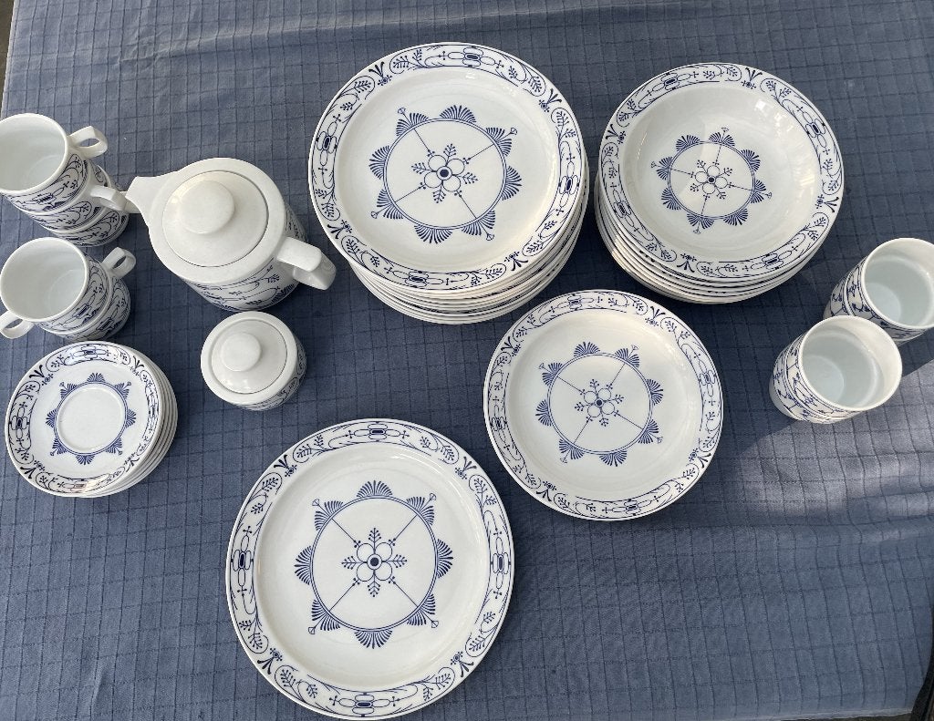 Vintage servies, Ophalen