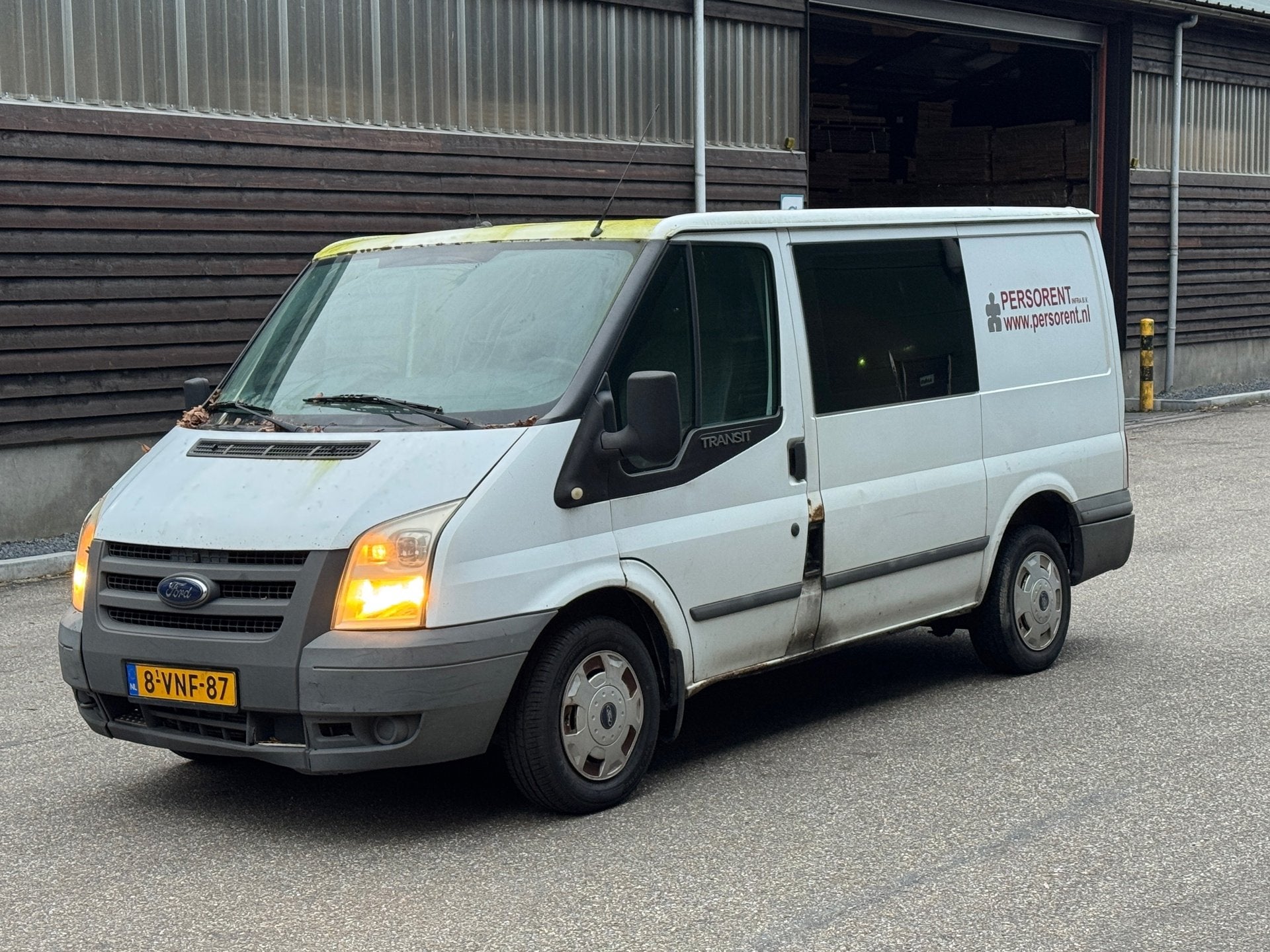Ford Transit 260S 2.2 TDCI Ambiente DC, Auto's, Bestelauto's, Voorwielaandrijving, Euro 5, Gebruikt, Zwart
