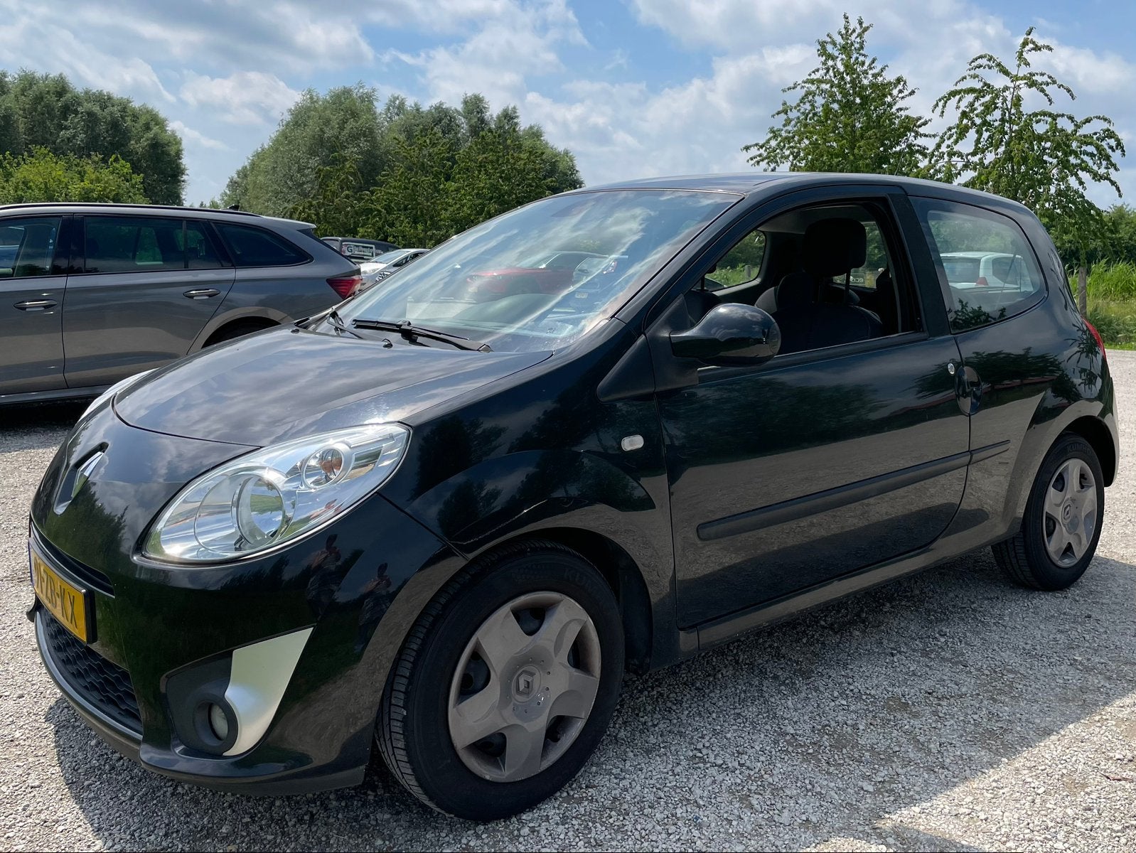 Renault Twingo 1.2 16V 2008 Zwart 3 deurs, 31 €/maand, 4 cilinders, 4 stoelen, Zwart