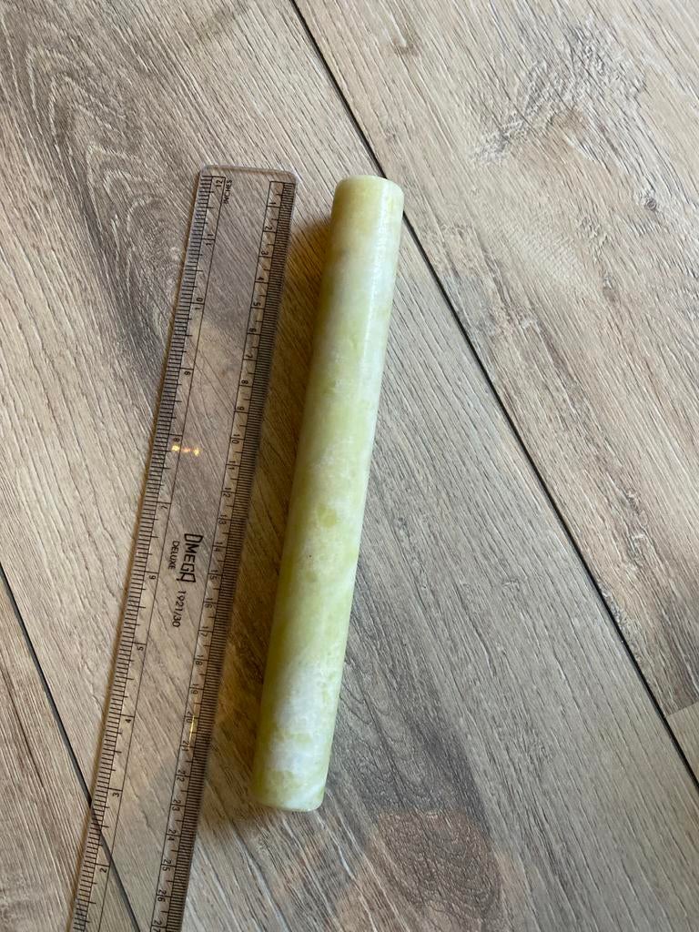 Natuurlijke Jade Massage Roller - Gezicht & Lichaam, Ophalen of Verzenden, Gebruikt