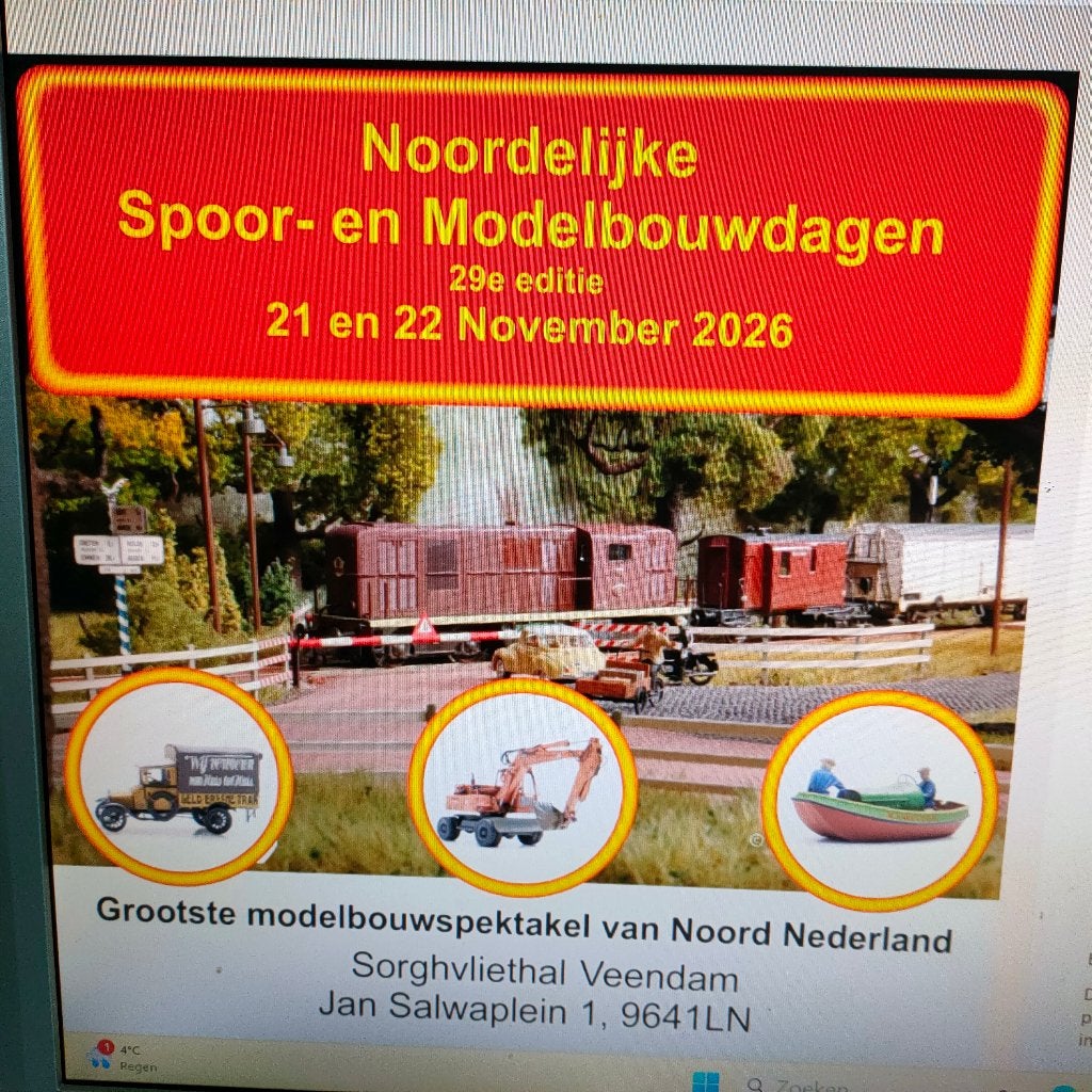 Deelname aan de beurs in Veendam, Overige merken, Gelijkstroom, Nieuw, Boek, Tijdschrift of Catalogus