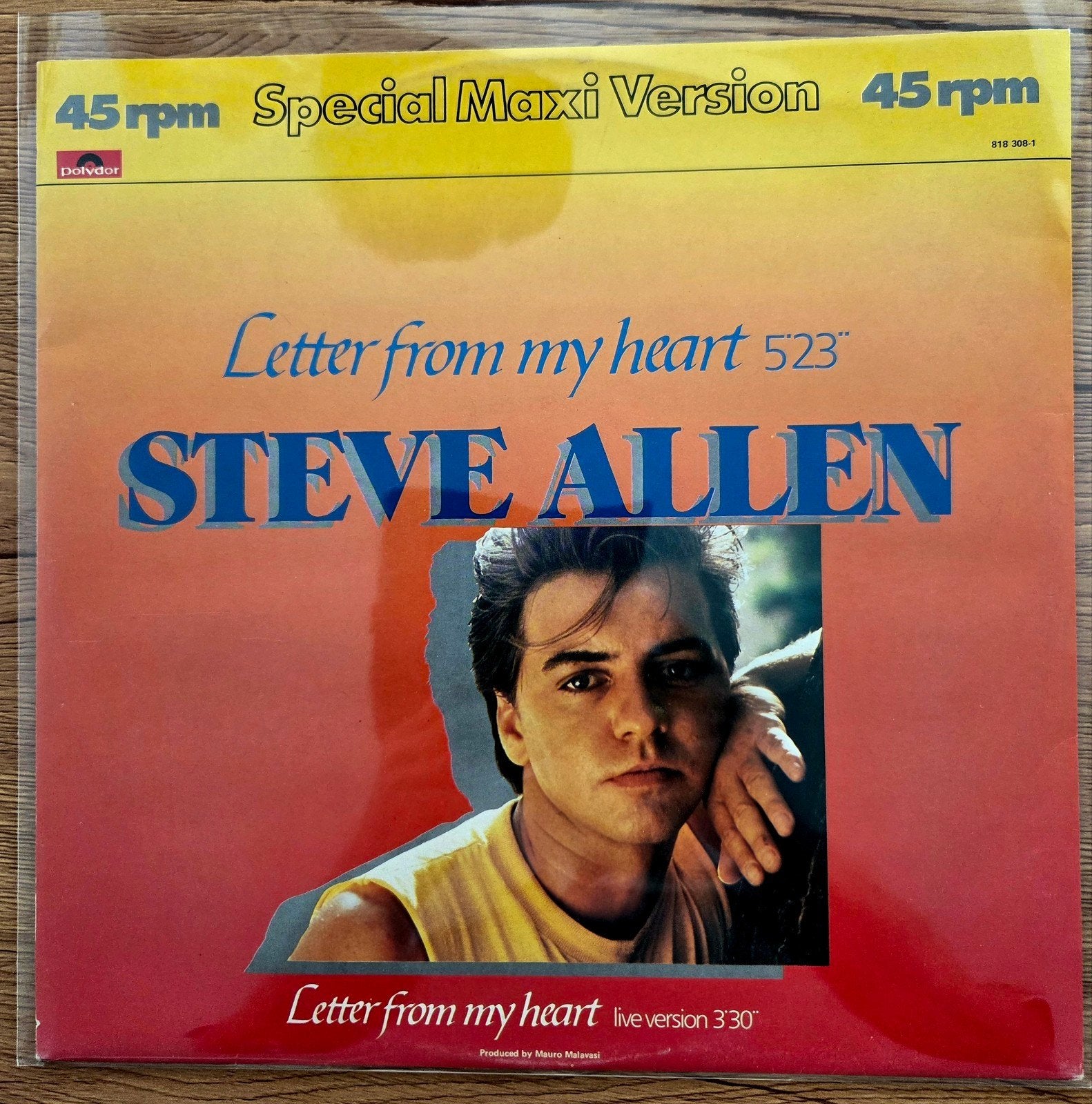 Steve Allen - Letter From My Heart, 12" Maxi Single, Cd's en Dvd's, Vinyl Singles, Gebruikt, Maxi-single, Ophalen of Verzenden