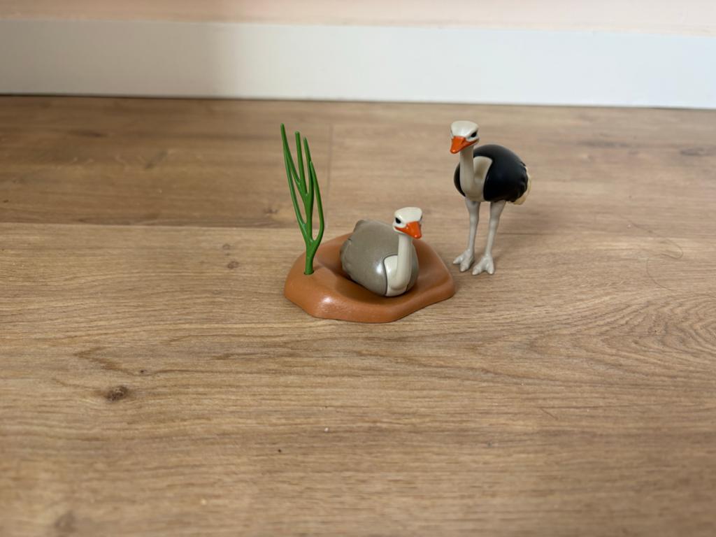 Playmobil struisvogels met nest, Ophalen of Verzenden, Zo goed als nieuw
