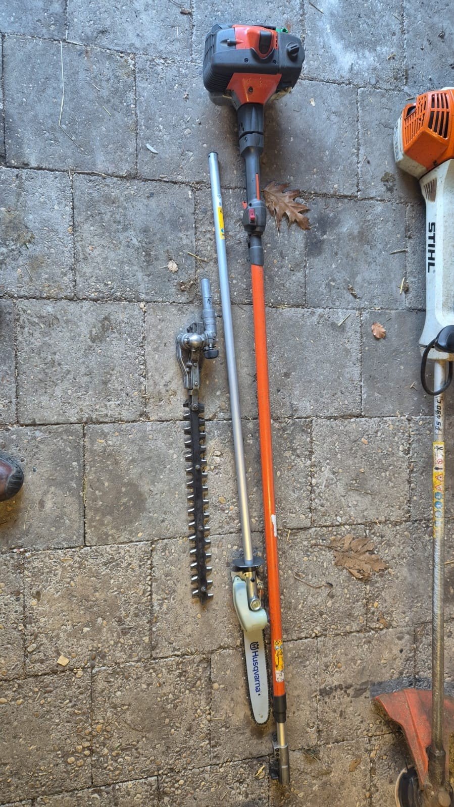 Husqvarna stokheggeschaar / stok kettingzaag, Ophalen, Gebruikt, Benzine