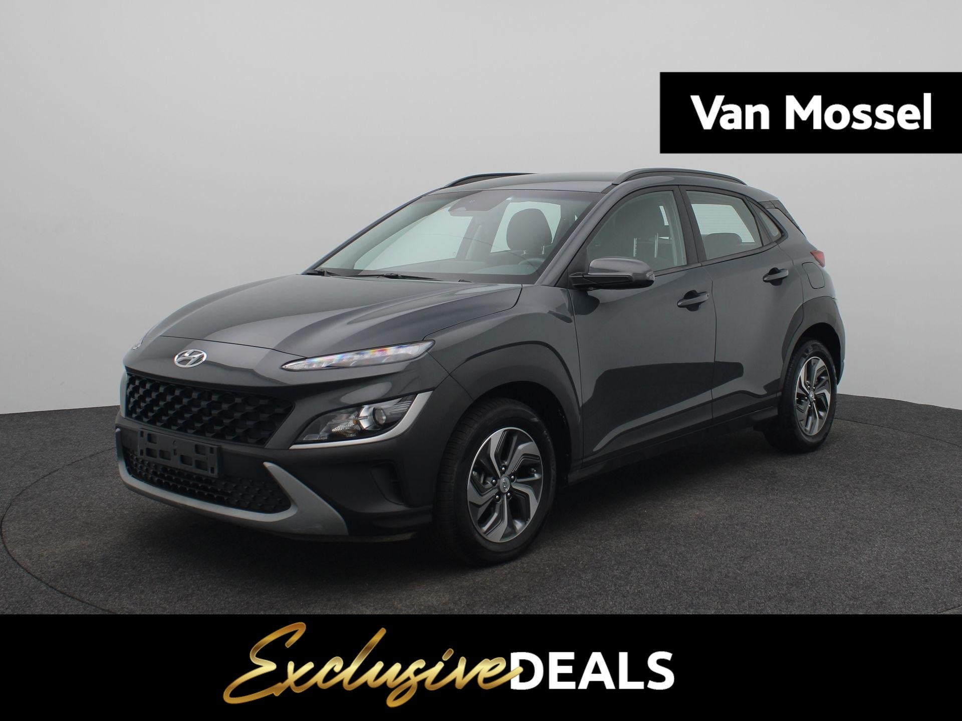 Hyundai Kona 1.6 GDI HEV Comfort Smart Automaat | Navigatie, Auto's, Stof, Euro 6, Wit, SUV of Terreinwagen