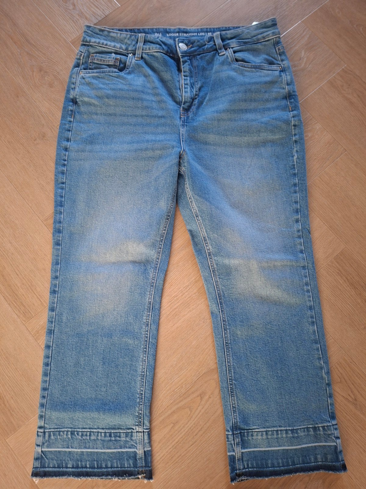 Nieuwe broek MS mode  maat 46, Kleding | Dames, Spijkerbroeken en Jeans, Ophalen of Verzenden, Nieuw, Blauw, Overige jeansmaten
