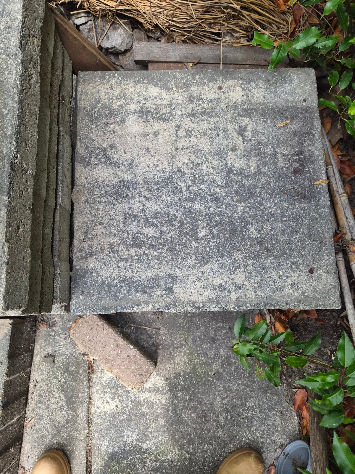 Gebruikte betontegels voor terras of pad, Gebruikt, Ophalen of Verzenden, Minder dan 5 m², Beton