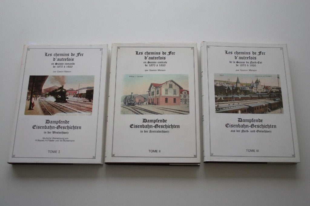 Les chemins de Fer d'autrefois / Dampfende Eisenbahn-Geschic, Ophalen of Verzenden, Gelezen, Trein