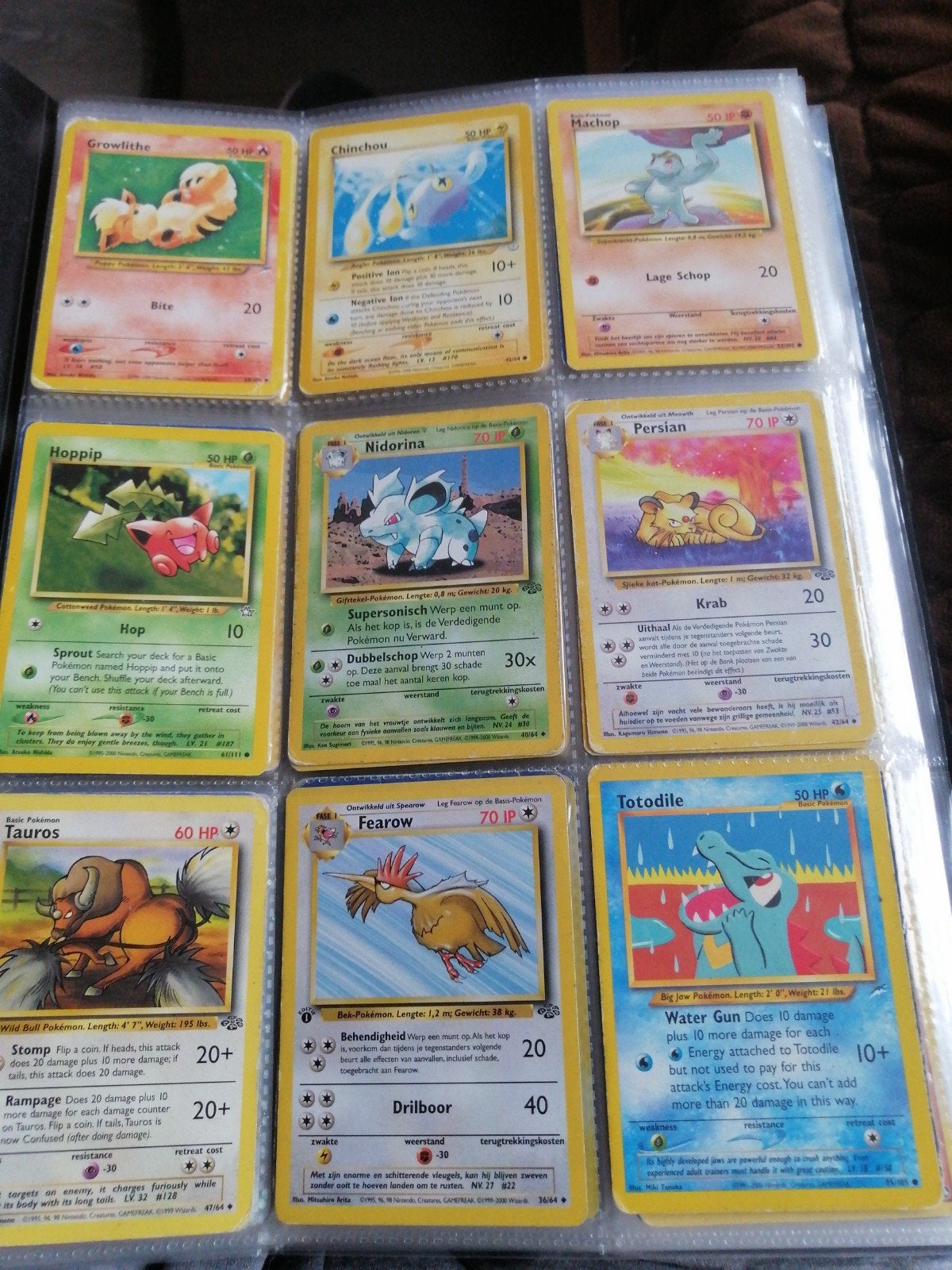 Diverse Pokémon kaarten - Nidorina, Fearow, Persian, Totodil, Hobby en Vrije tijd, Verzamelkaartspellen | Pokémon, Ophalen of Verzenden