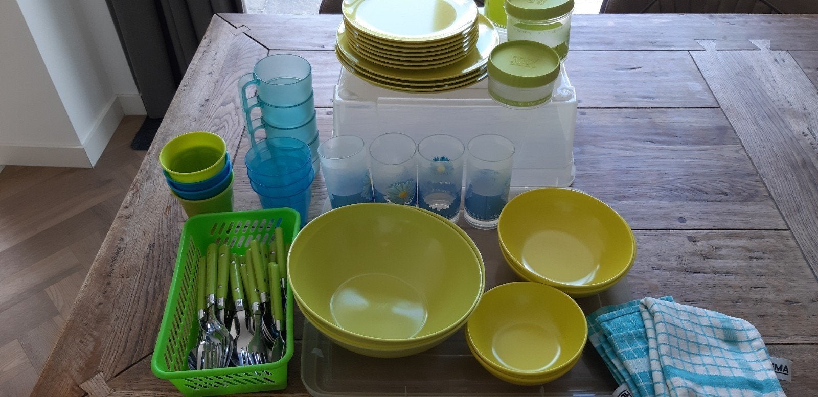 Camping servies, Ophalen of Verzenden