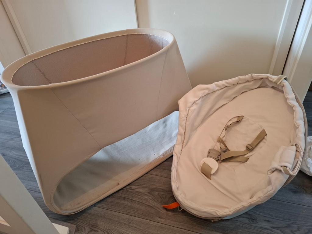 Stokke bounce and sleep, Kinderen en Baby's, Wipstoeltjes, Gebruikt, Wipstoel, Met gordel(s) of riempje(s), Ophalen
