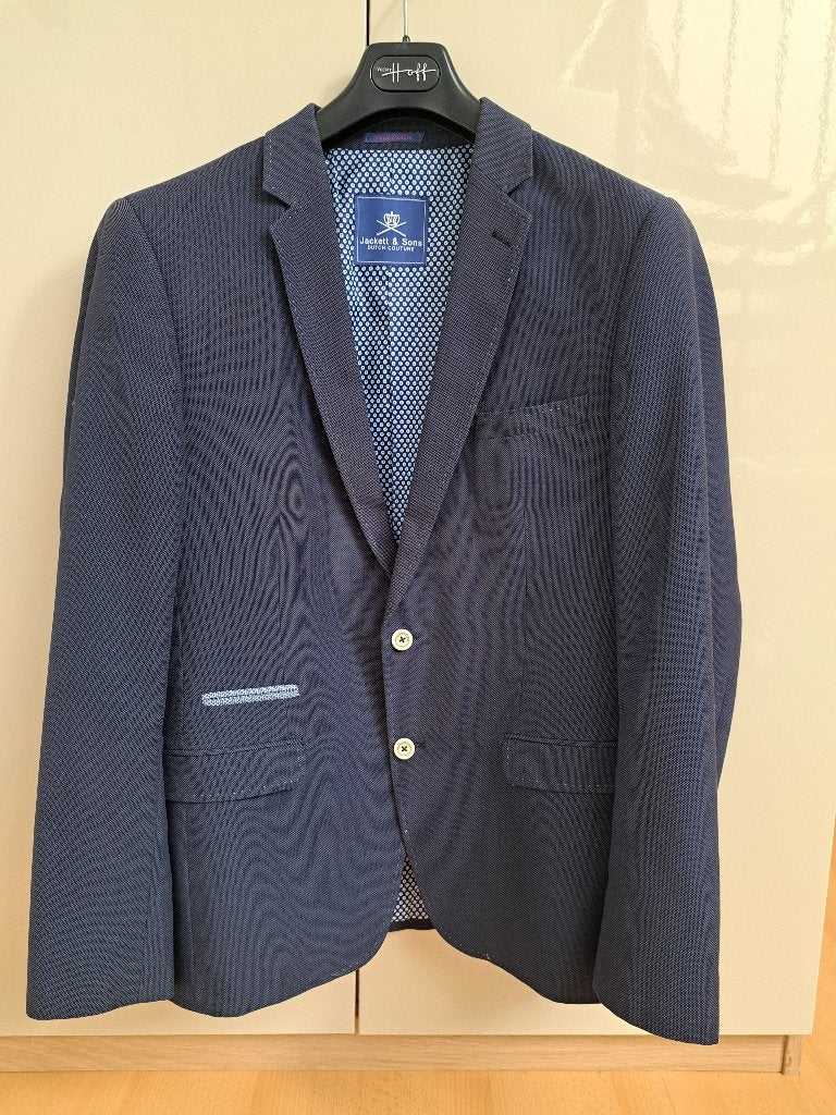 Heren Colbert  maat 56 Jackett & Sons (blauw), Kleding | Heren, Jackett&Sons, Blauw, Maat 56/58 (XL), Ophalen of Verzenden