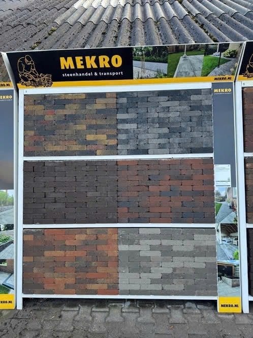 stonique trommel waalformaat 7 cm mangaan, Klinkers, Nieuw, Ophalen of Verzenden, 10 m² of meer