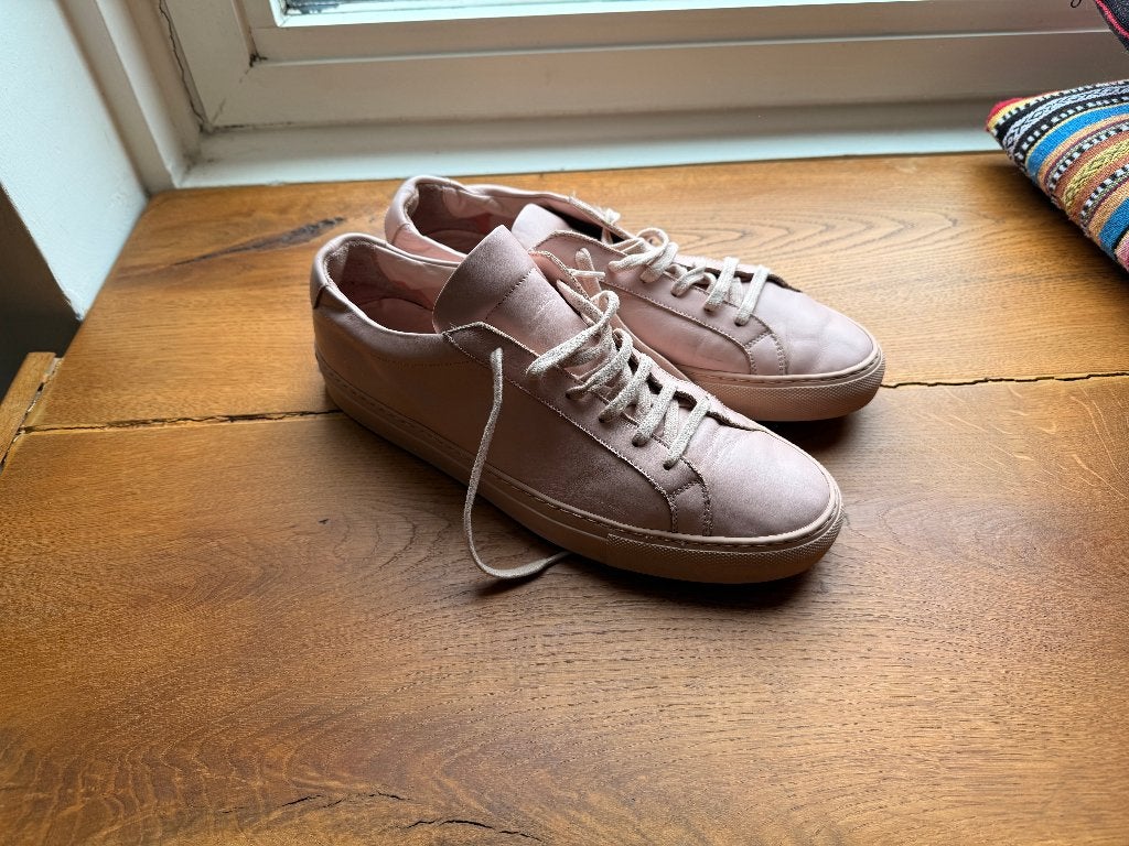 Common Projects Achilles Low blush pink leather EU 42 dames, Ophalen of Verzenden, Roze, Sneakers of Gympen, Zo goed als nieuw