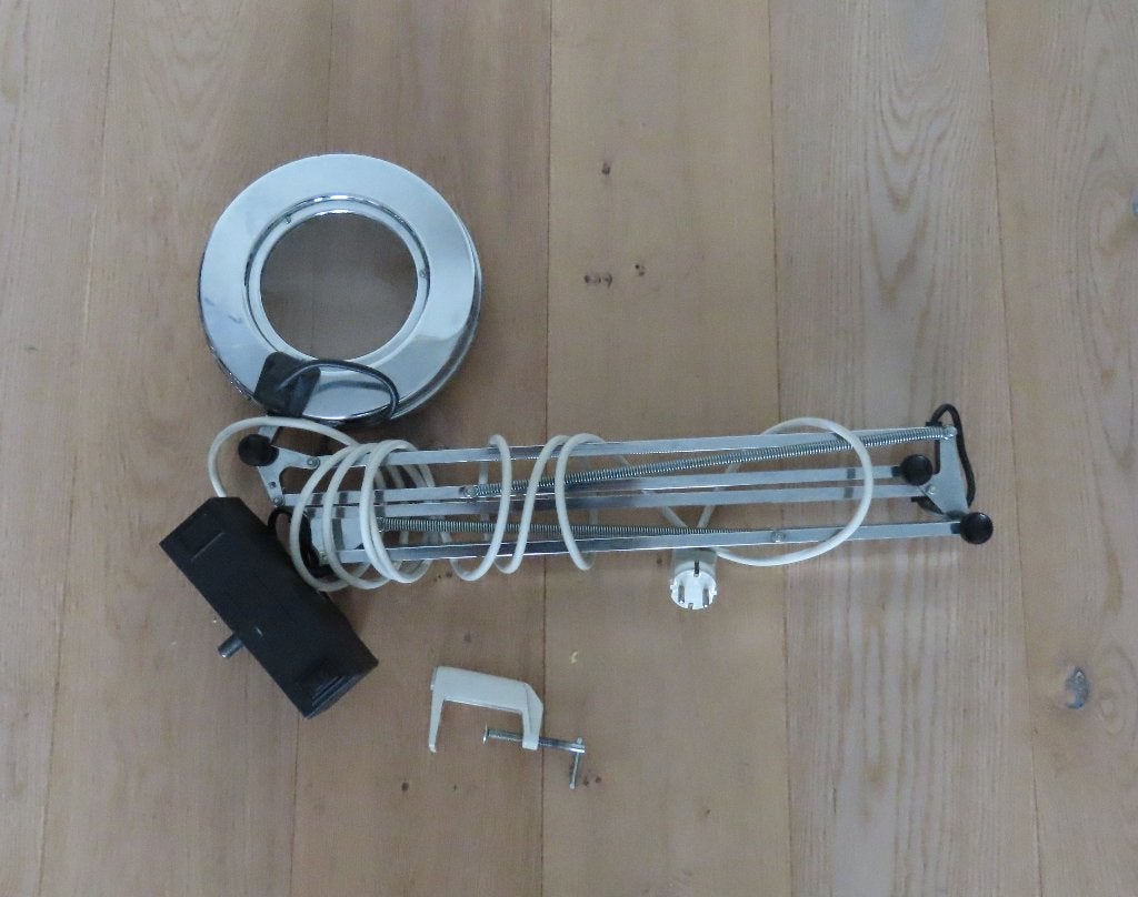 Loeplamp + tafelklem / TL verlichting, Ophalen of Verzenden, Gebruikt, Loeplamp