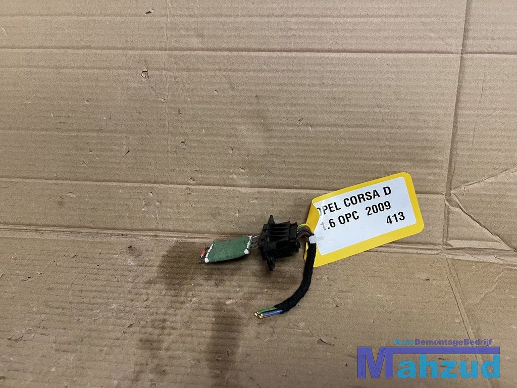 OPEL CORSA D Kachel weerstand 2005-2014, Gebruikt, Opel Automobile GmbH, Ophalen of Verzenden, Kontakt@opel-infoservice.de