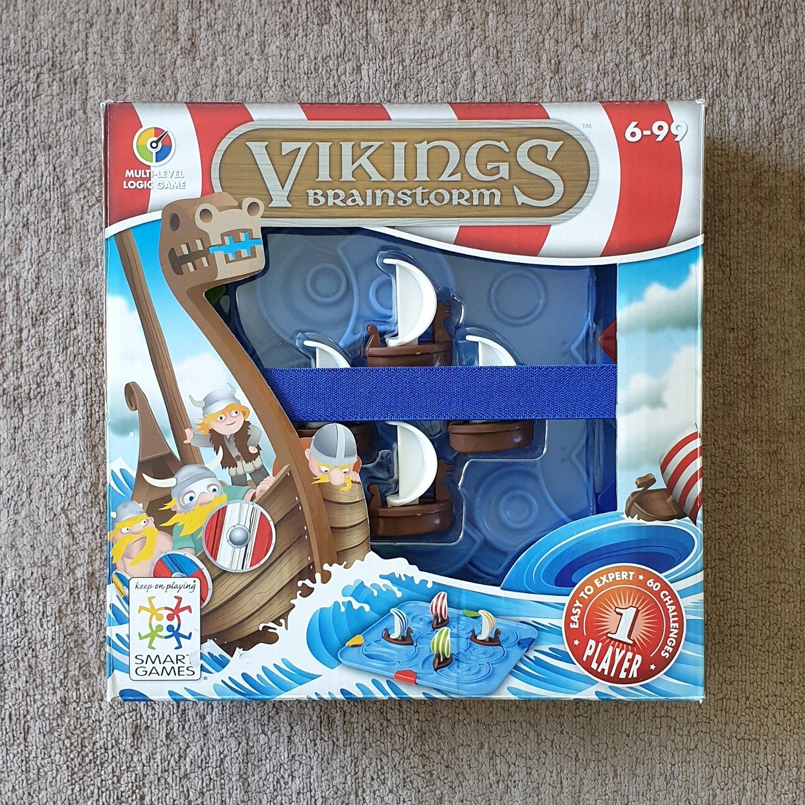 Smart Games Vinkings Brainstorm, Een of twee spelers, Ophalen of Verzenden, Zo goed als nieuw, SmartGames