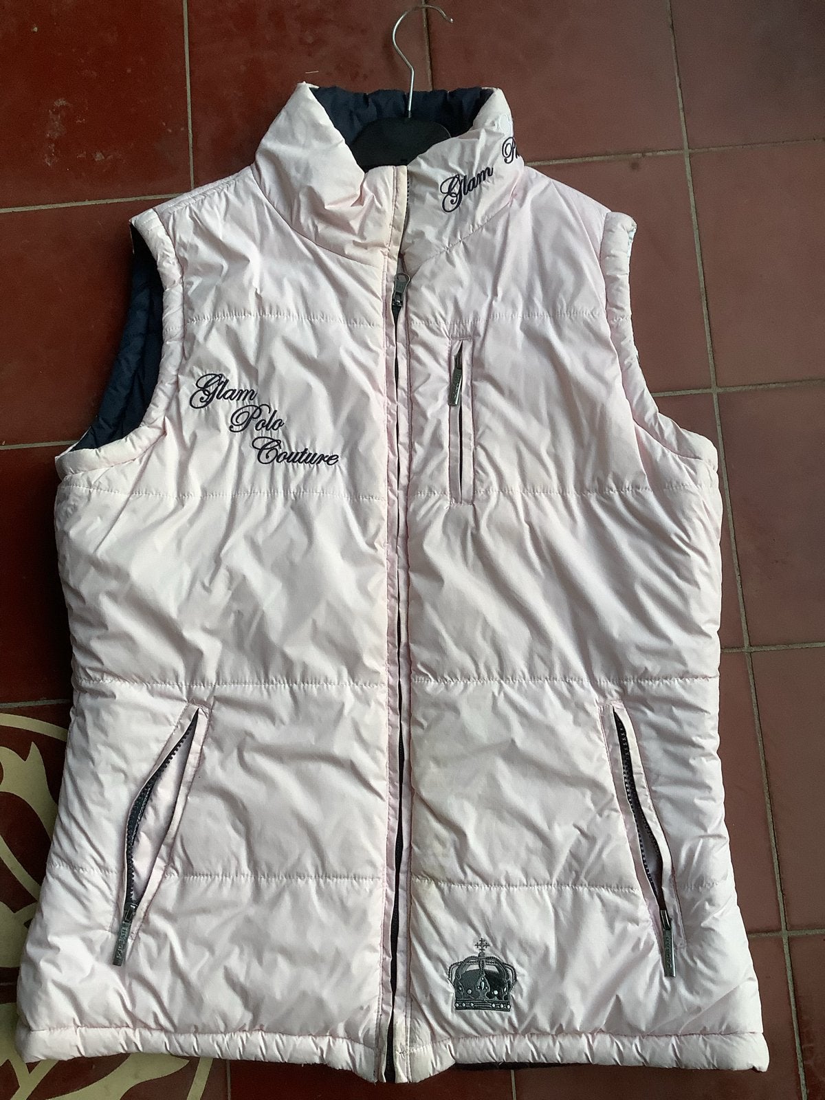 Glam Polo Couture Bodywarmer Roze Maat M, Dieren en Toebehoren, Ophalen of Verzenden, Zo goed als nieuw, Bovenkleding