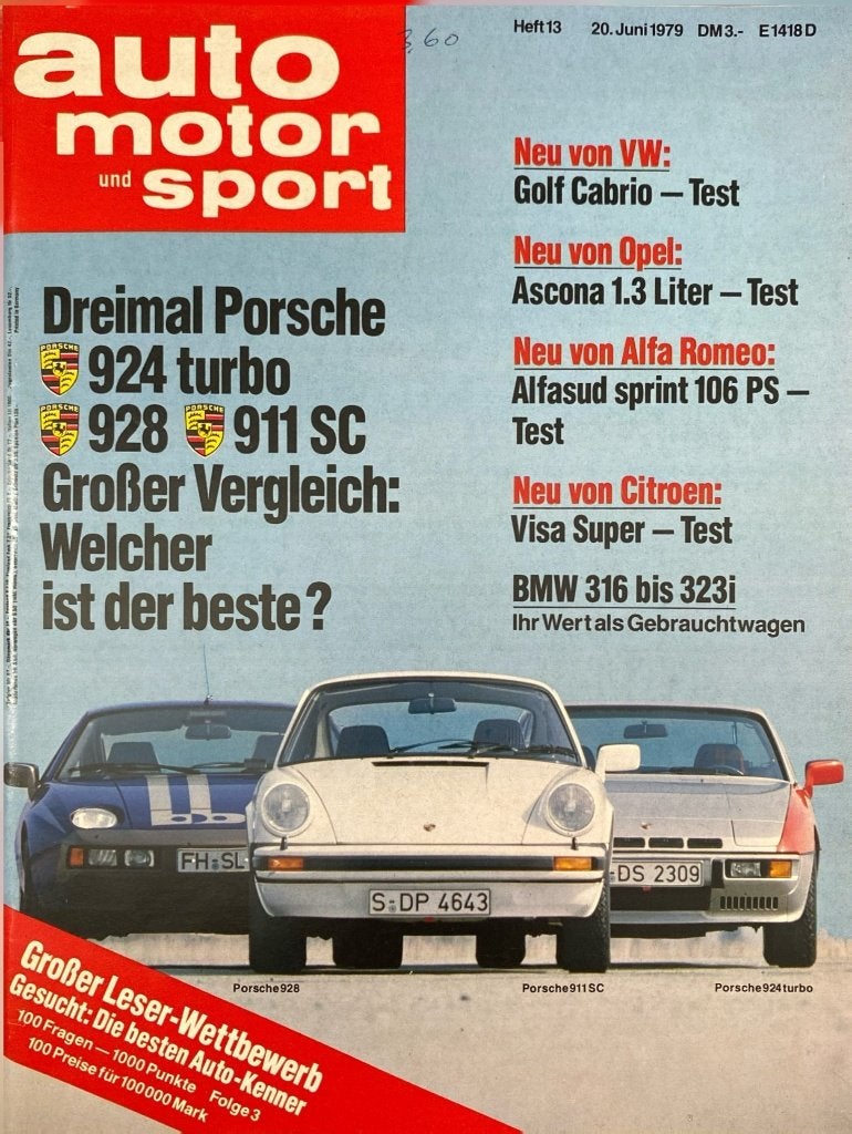 Auto Motor Und Sport 13 1979 Duits, Ophalen of Verzenden, Gelezen, Algemeen