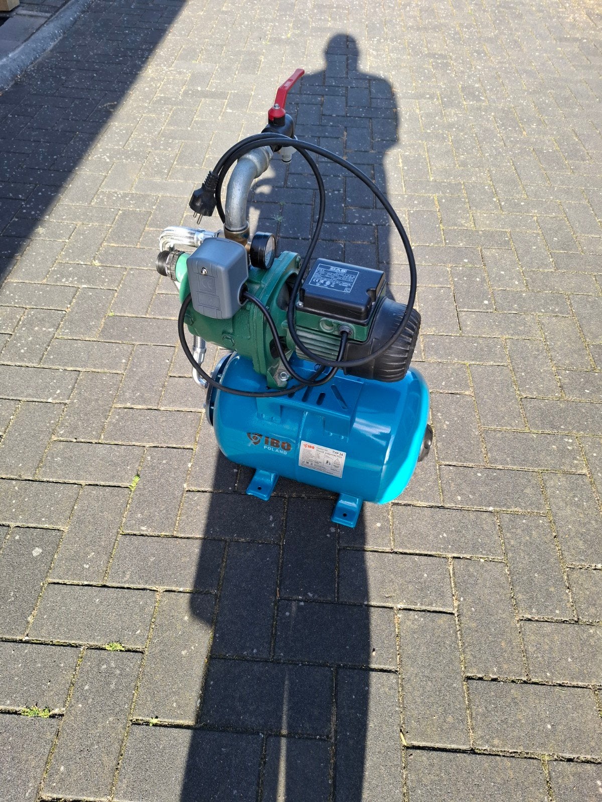 DAB JET 82 M Hydrofoorpomp met IBO drukvat (2022), Ophalen