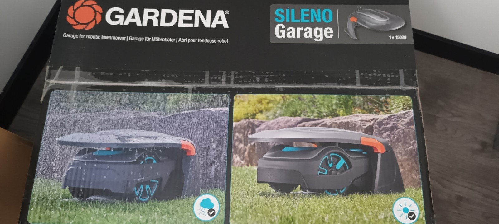Garage voor Gardena robotmaaier, Ophalen of Verzenden, Nieuw, Minder dan 20 cm, Gardena