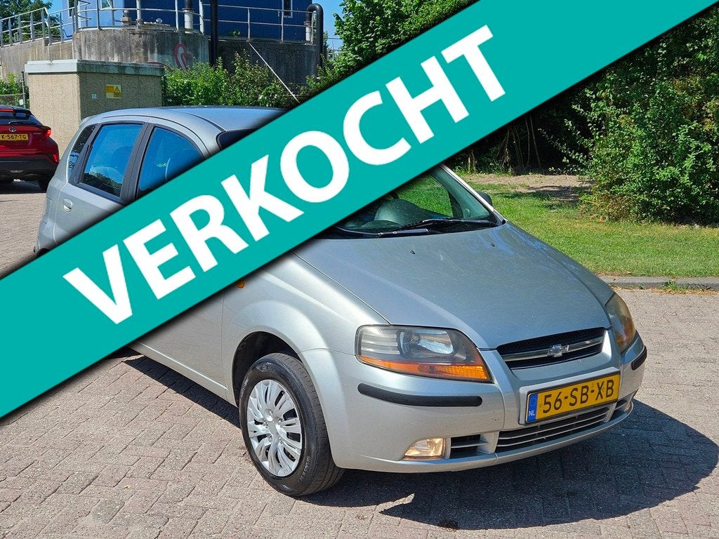 Chevrolet Kalos 1.4-16V Class automaat apk 2027, Auto's, Chevrolet, 94 pk, 4 cilinders, Origineel Nederlands, Bedrijf