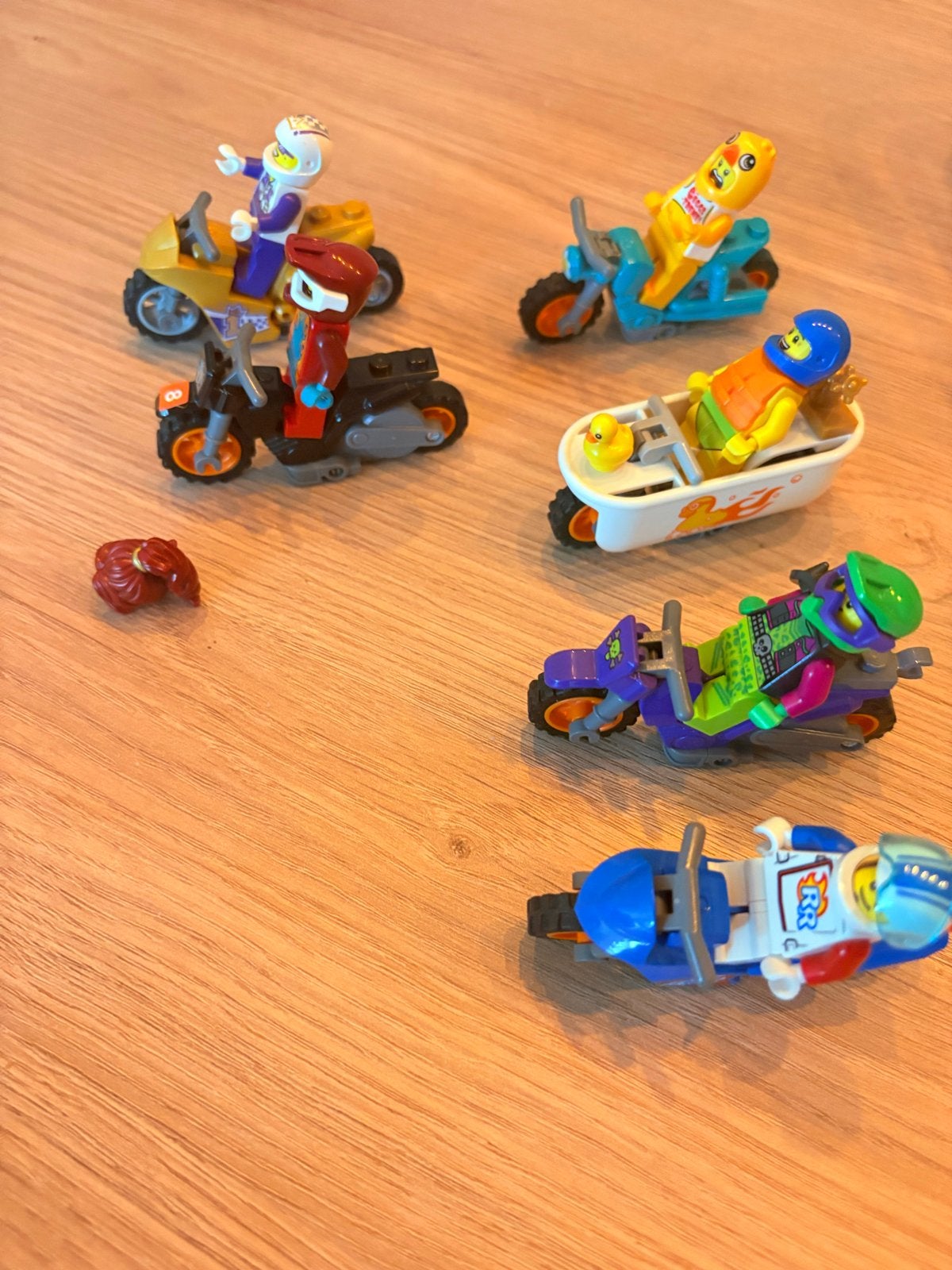 Lego motoren en figuren - diverse sets van series Stunz, Ophalen of Verzenden, Gebruikt, Overige merken