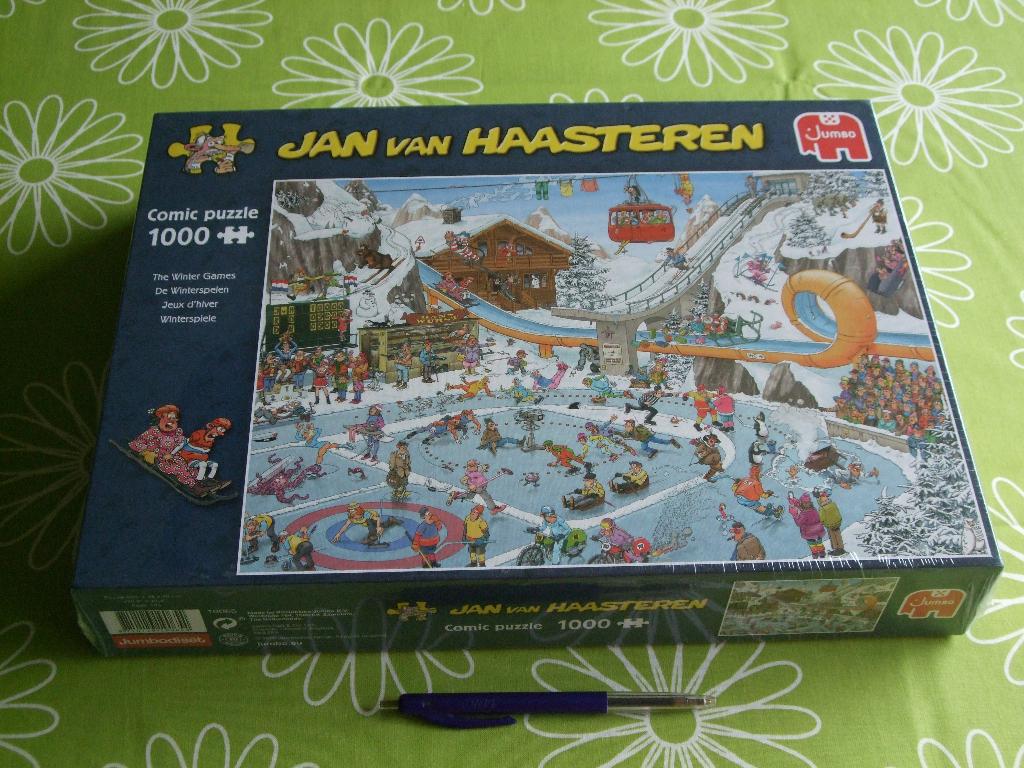 Nieuw in seal: Jan van Haasteren De winterspelen - 1000 st, Ophalen of Verzenden, 500 t/m 1500 stukjes, Nieuw, Legpuzzel