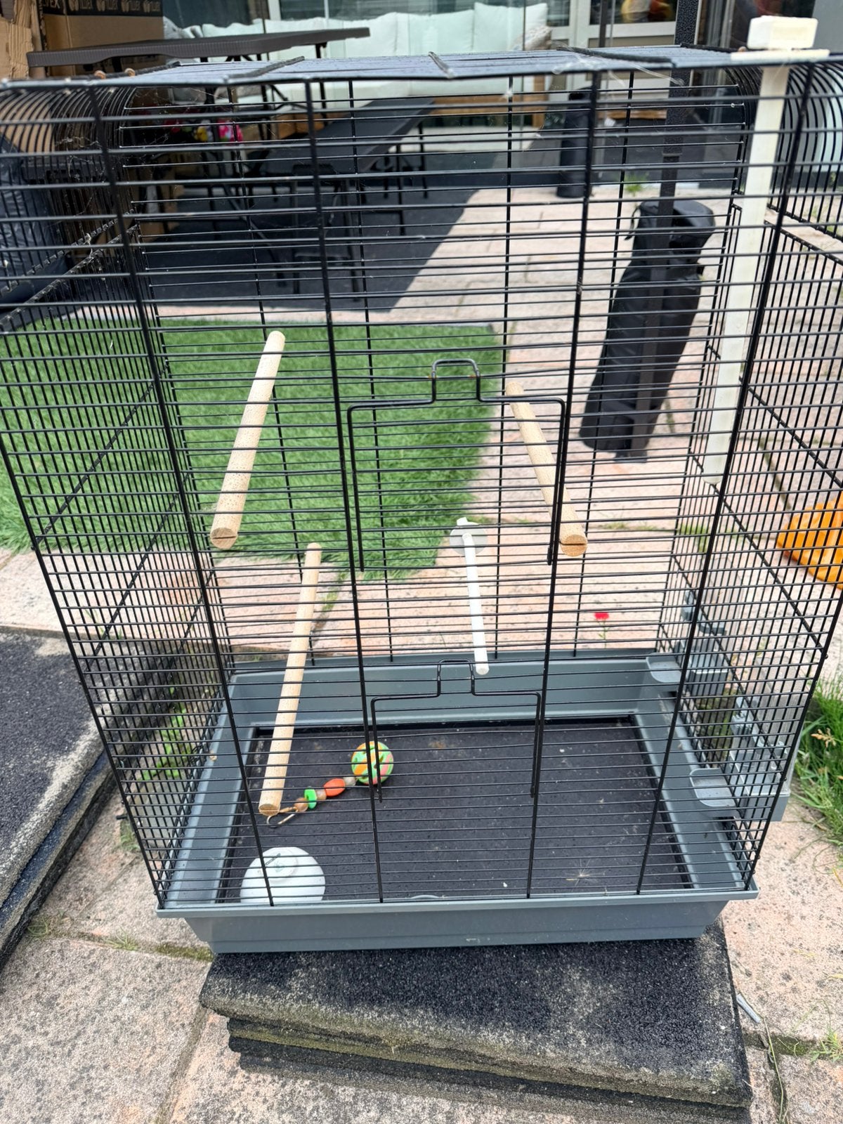 Vogelkooi, Ophalen of Verzenden, Zo goed als nieuw, Metaal, Vogelkooi