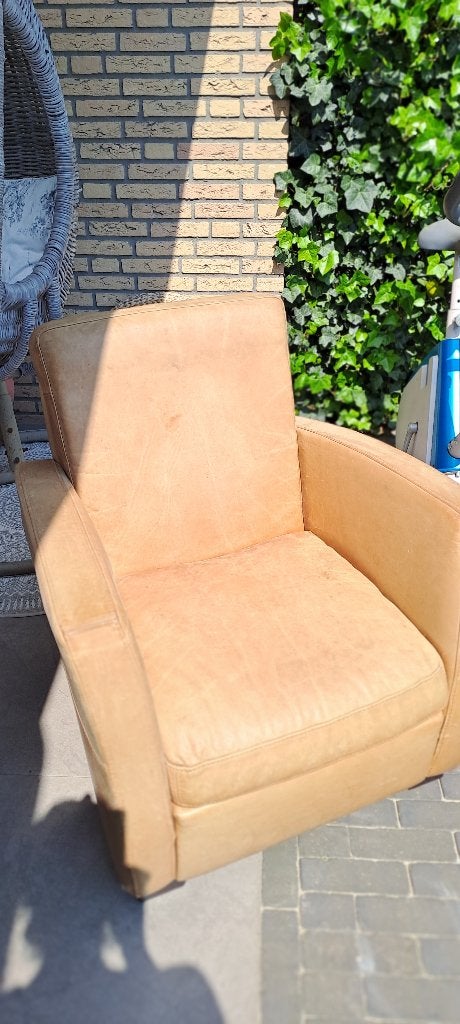fauteuil, Ophalen, 75 tot 100 cm, Leer, Minder dan 50 cm