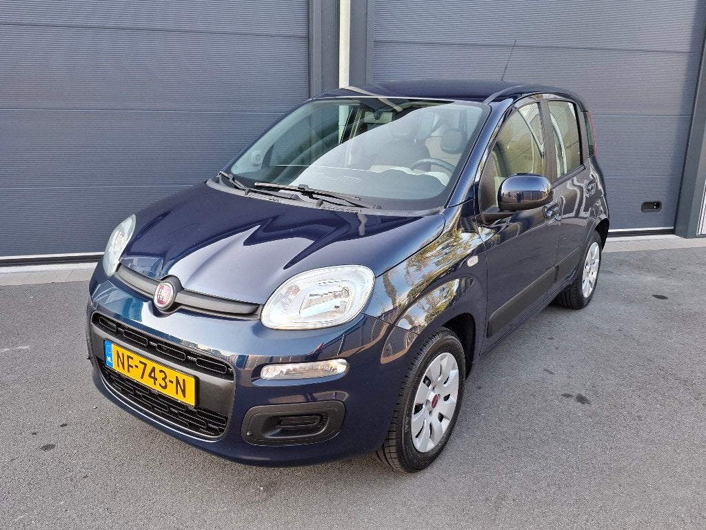 Fiat Panda 1.2 Popstar 2017 Blauw, Auto's, 21 km/l, Elektrische ramen, Stof, Origineel Nederlands