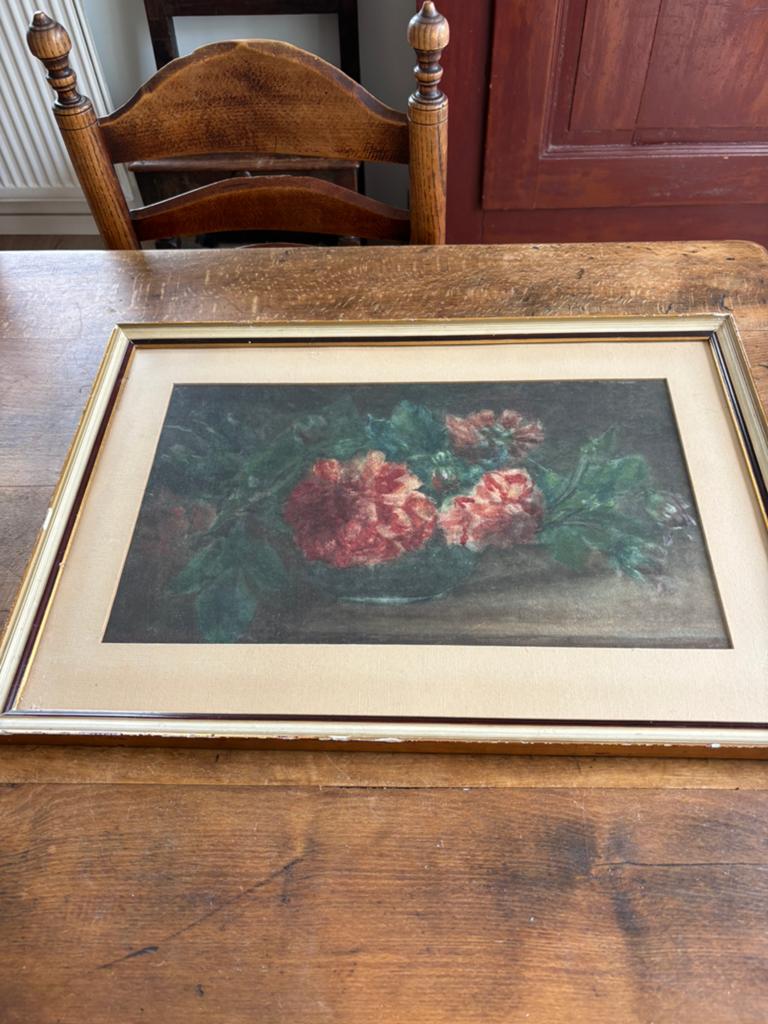 Bloementekening, Antiek en Kunst, Ophalen