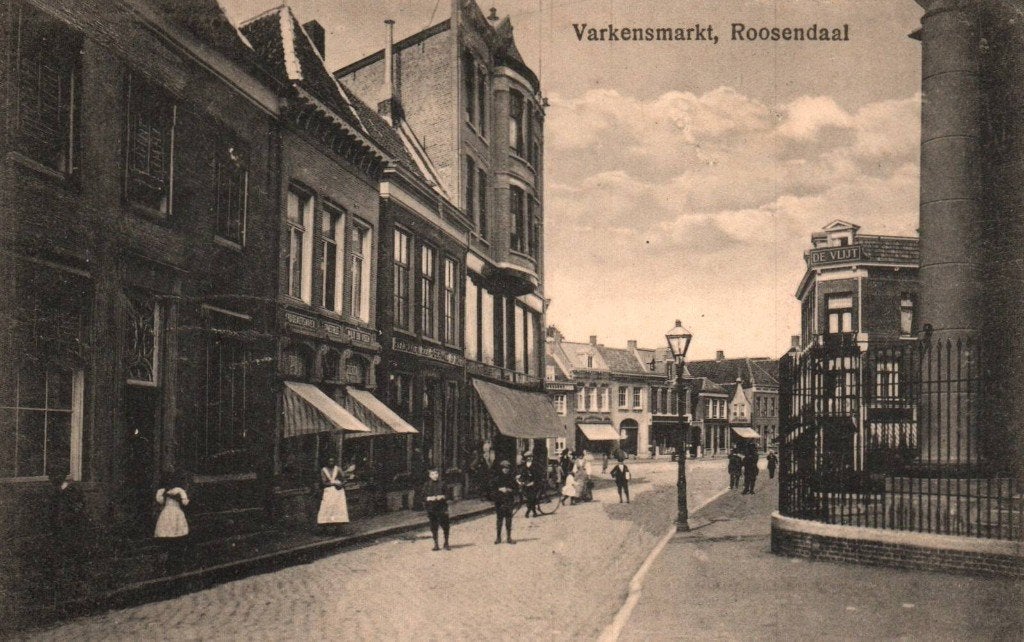 Ansichtkaart Roosendaal, Verzamelen, Ansichtkaarten | Nederland, Ophalen of Verzenden, Voor 1920, Noord-Brabant